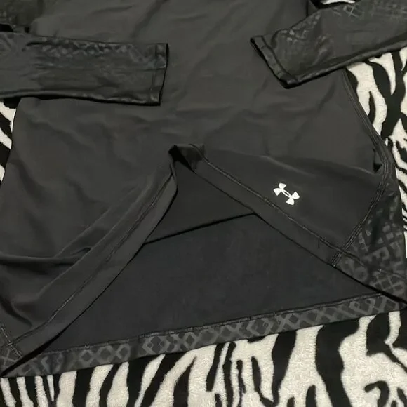 Under armour women’s print long sleeve fitted heat gear workout activewear top - Picture 7 of 11